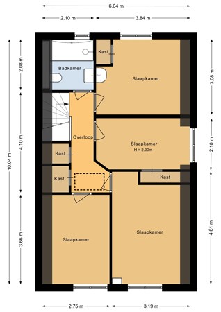 Floorplan - Zandweg 29, 4301 TA Zierikzee